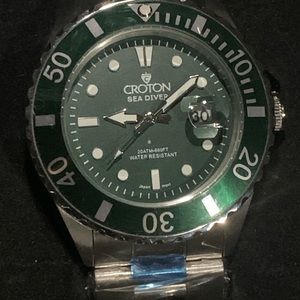 Croton $300 Gents 20 ATM Sea Diver Men’s Watch GRN